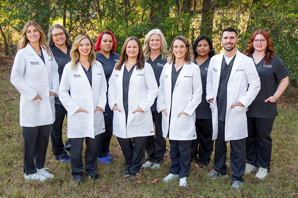 Group photo of Aspire Hearing & Balance team